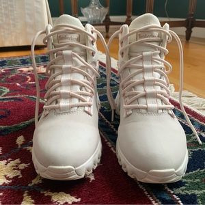 Pink Timberland Hiking Boots